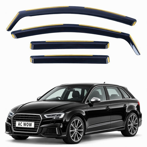 In-channel wind deflectors for Audi A3 S3 RS3 Sportback Mk3 2016–2019 – AC Wow Shop