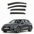 Stick-on chrome trim wind deflectors for Audi A3 Sportback Mk4 (8Y) 2020–2026 – AC Wow Shop