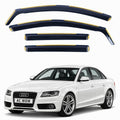 In-channel wind deflectors for Audi A4 S4 RS4 Saloon B8 2008–2016 – AC Wow Shop