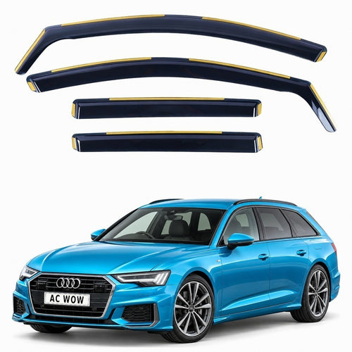 In-channel wind deflectors for Audi A6 S6 Avant C8 2018–2025 – AC Wow Shop