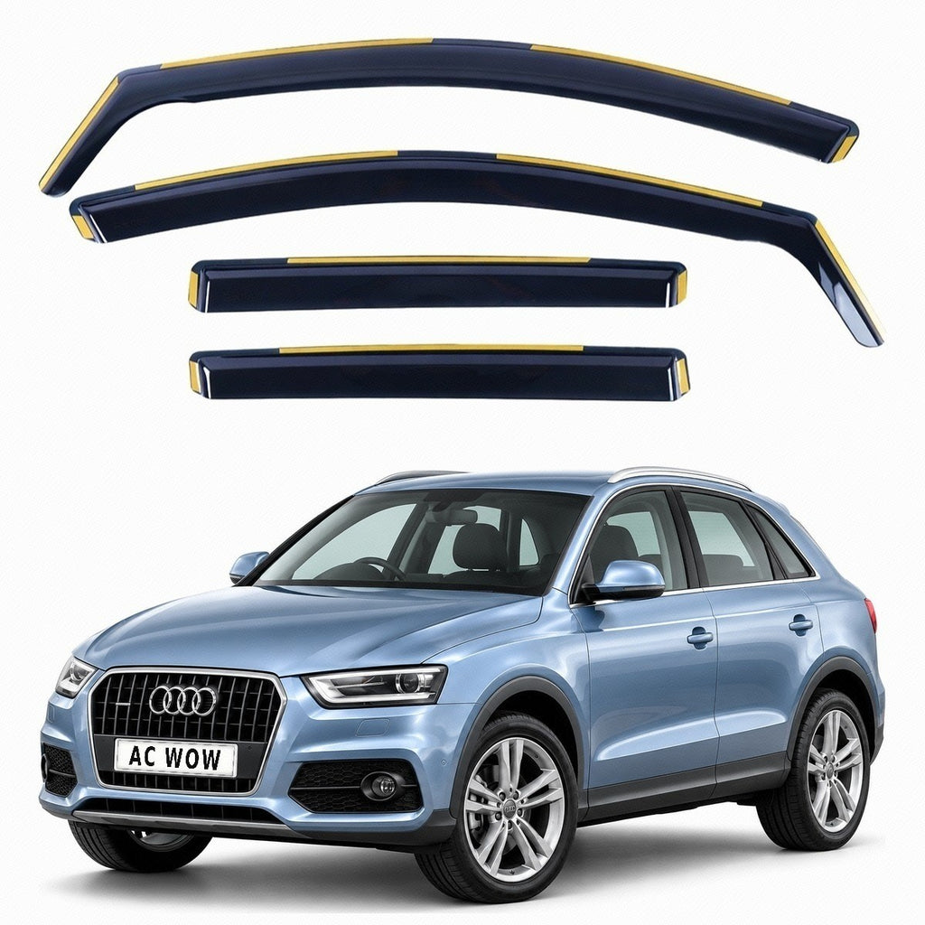 In-channel wind deflectors for Audi Q3 Mk1 (8U) 2011–2018 – AC Wow Shop