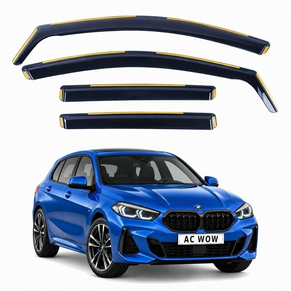 In-channel wind deflectors for BMW 1 Series F70 2024–2027 – AC Wow Shop