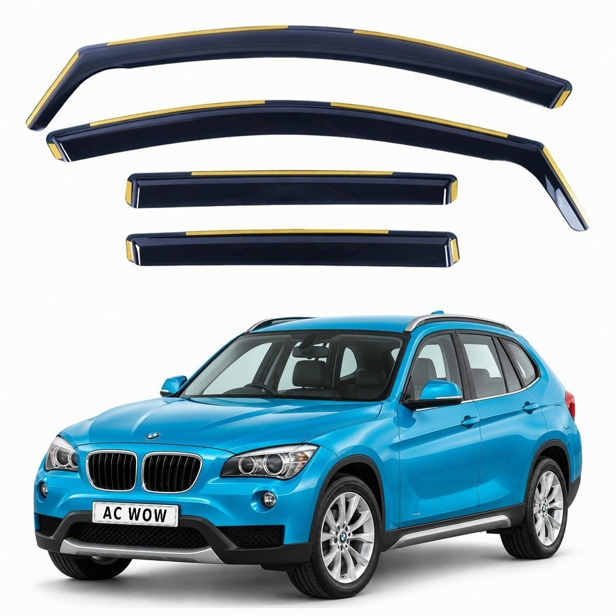 In-channel wind deflectors for BMW X1 (E84) 2009–2015 – AC Wow Shop