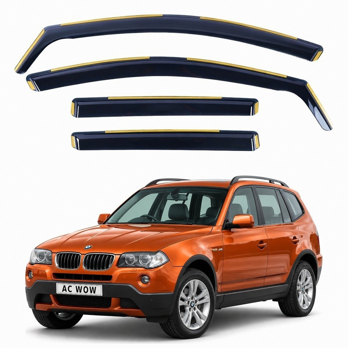 In-channel wind deflectors for BMW X3 (E83) 2003–2010 – AC Wow Shop