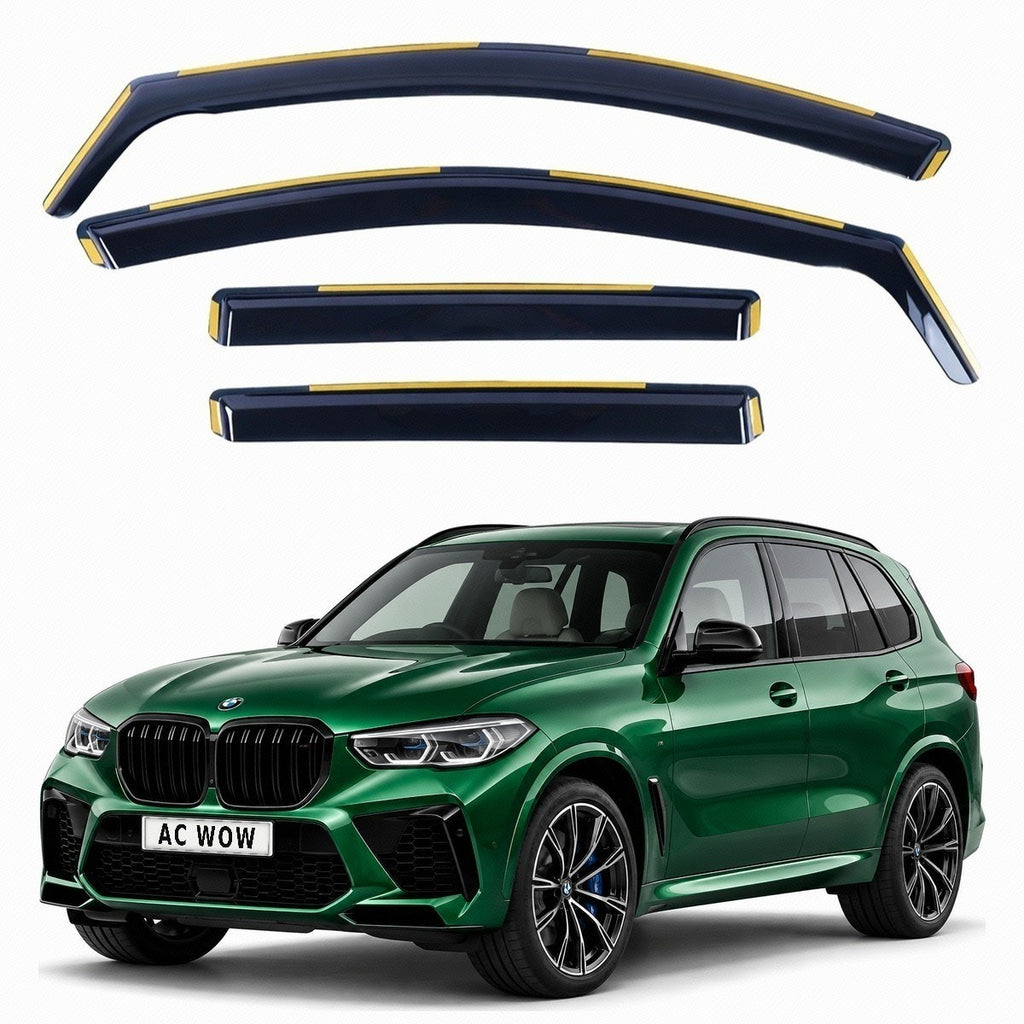 In-channel wind deflectors for BMW X5 (G05/G18/F95) 2018–2025 – AC Wow Shop