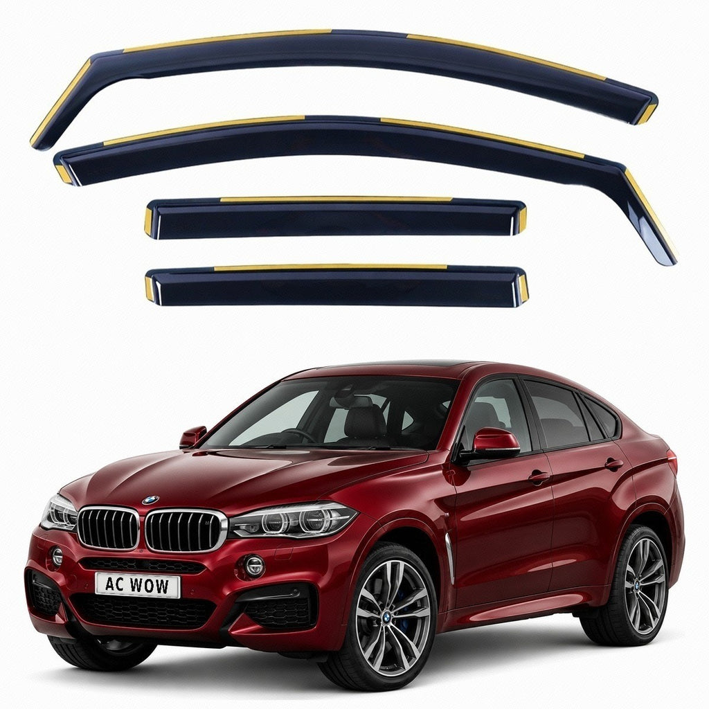 In-channel wind deflectors for BMW X6 (F16) 2014–2019 – AC Wow Shop