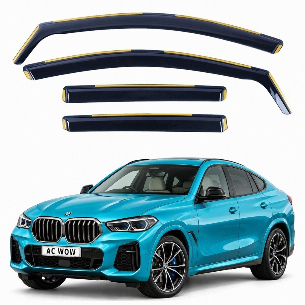 In-channel wind deflectors for BMW X6 (G06) 2019–2026 – AC Wow Shop