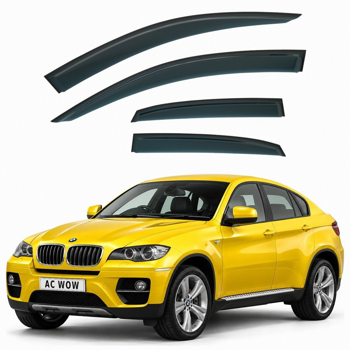 Stick-on wind deflectors for BMW X6 Mk1 (E71) 2008–2014 – AC Wow Shop