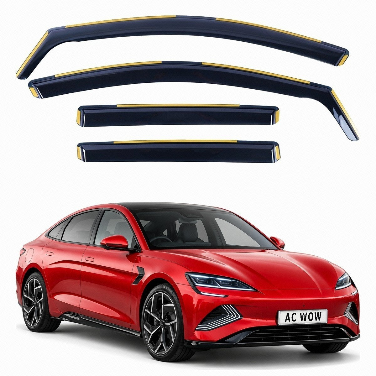 In-channel wind deflectors for BYD Seal Saloon 2022–2027 – AC Wow Shop