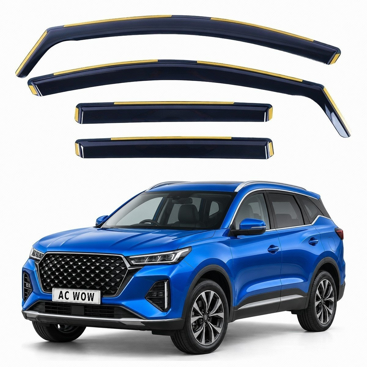 In-channel wind deflectors for Chery Tiggo 7 2024–2027 – AC Wow Shop