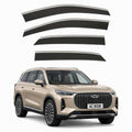 Stick-on chrome trim wind deflectors for Chery Tiggo 9 2025–2027 – AC Wow Shop