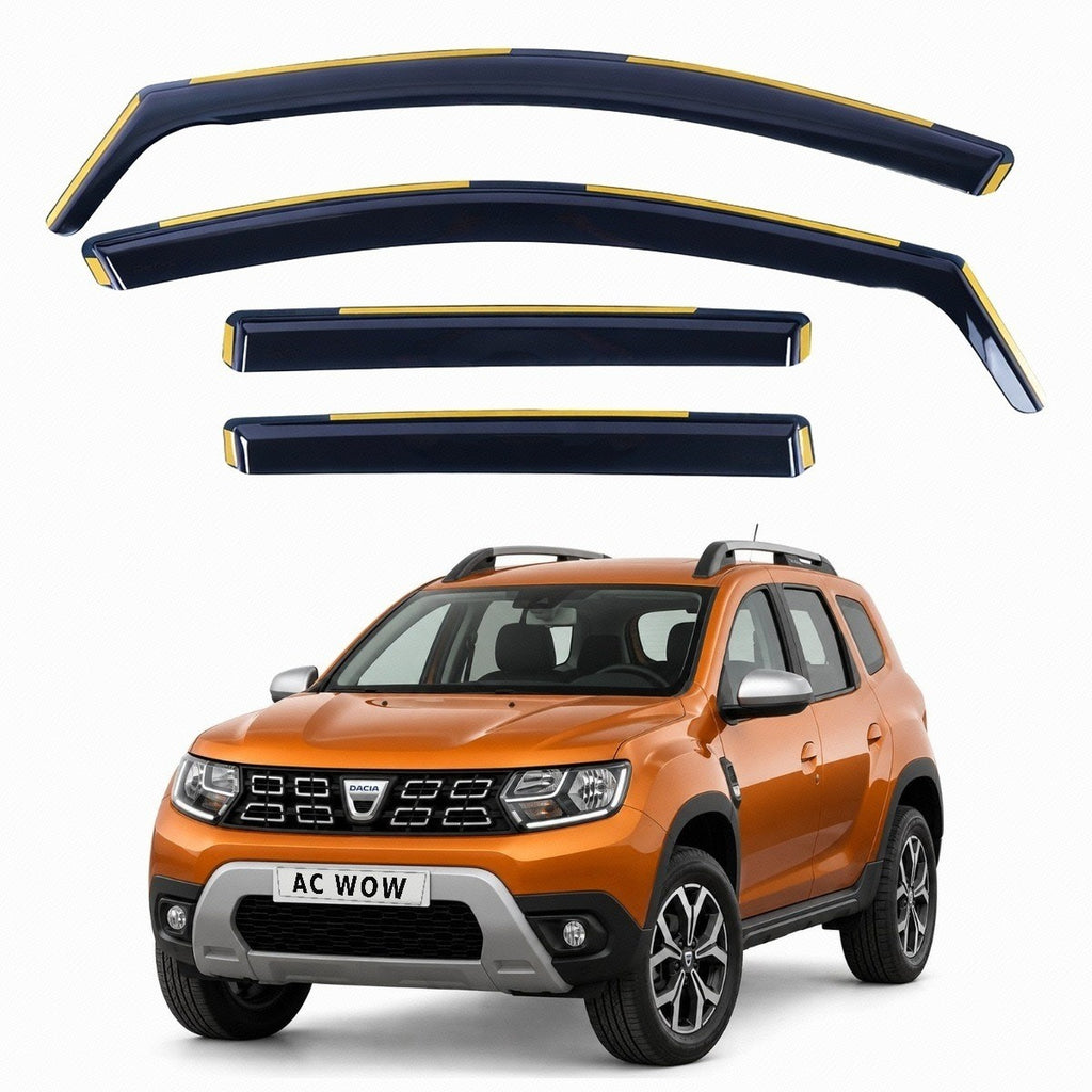 In-channel wind deflectors for Dacia Duster II Mk2 2018–2024 – AC Wow Shop