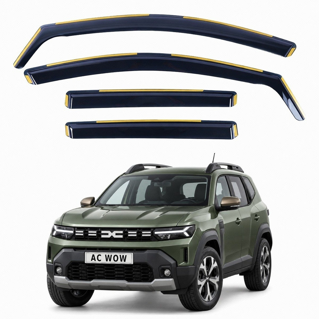 In-channel wind deflectors for Dacia Duster III Mk3 2024–2026 – AC Wow Shop