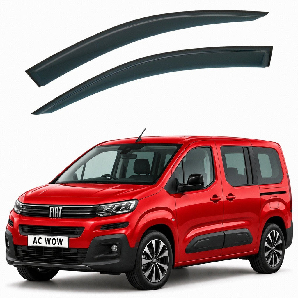 Stick-on wind deflectors for Fiat Doblo Mk3 (K9) 2022–2026 – AC Wow Shop