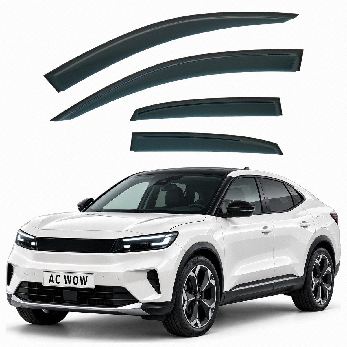 Stick-on wind deflectors for Ford Capri EV 2024–2026 – AC Wow Shop