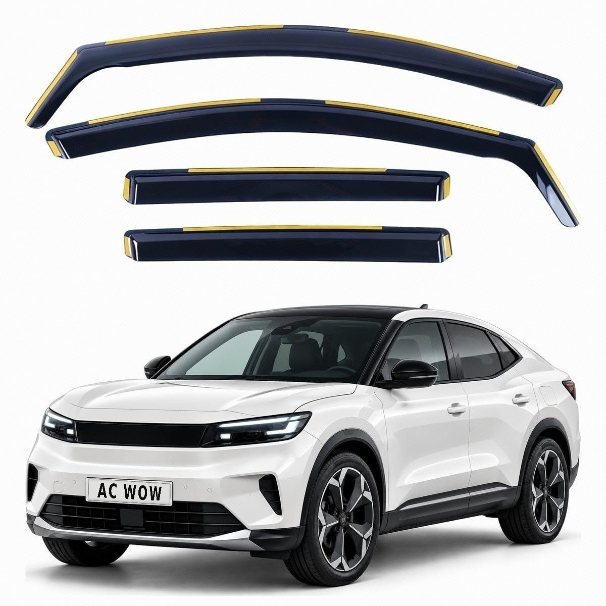 In-channel wind deflectors for Ford Capri EV 2024–2027 – AC Wow Shop