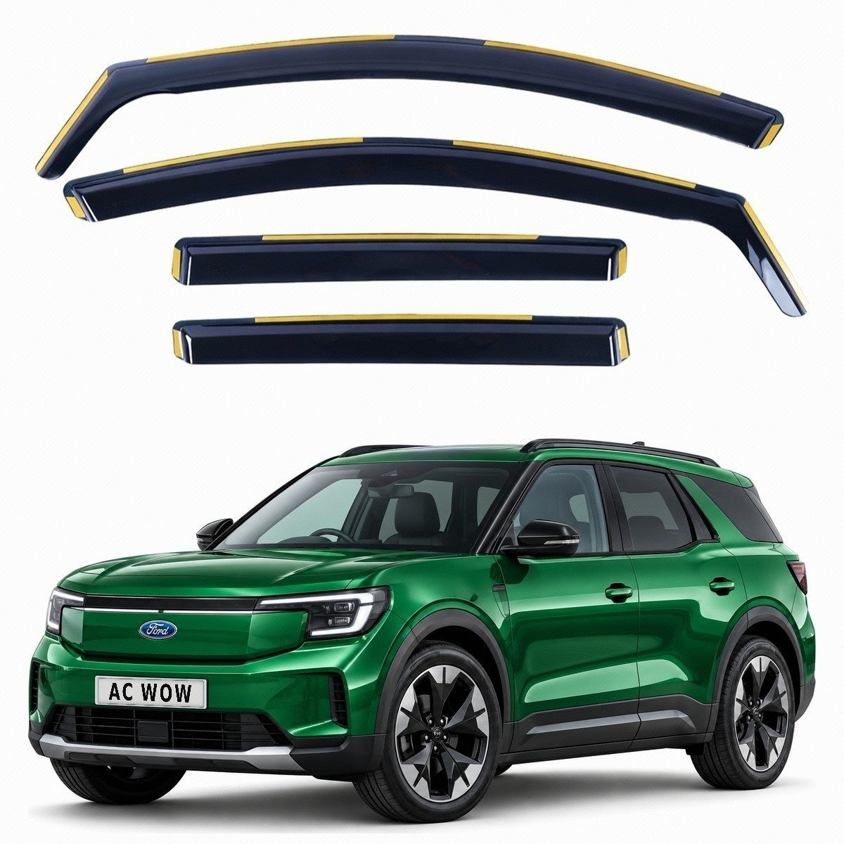In-channel wind deflectors for Ford Explorer EV Mk1 2024–2028 – AC Wow Shop