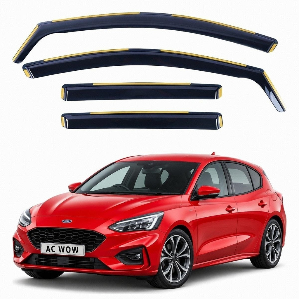 In-channel wind deflectors for Ford Focus Mk4 Hatchback / Estate 2018–2025 – AC Wow Shop