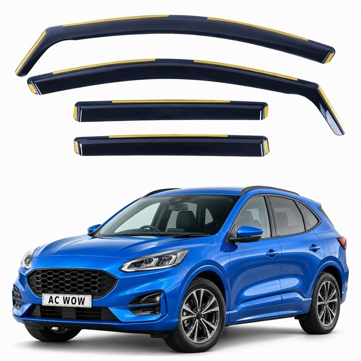 In-channel wind deflectors for Ford Kuga (Mk2) 2019–2027 – AC Wow Shop
