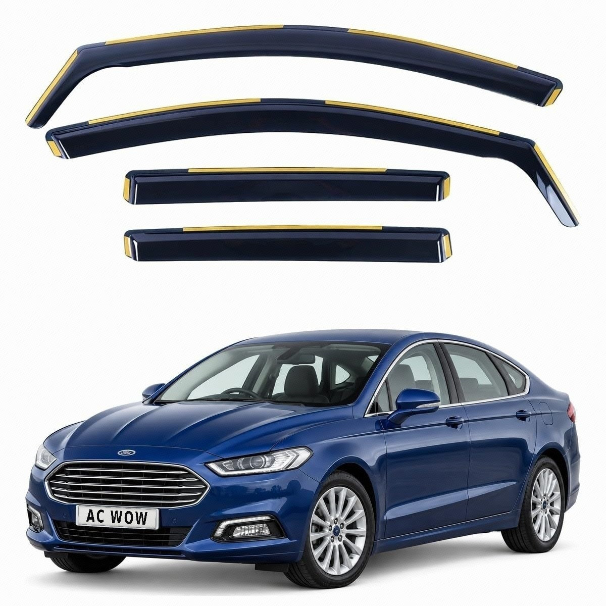 In-channel wind deflectors for Ford Mondeo Mk5 2014–2022 – AC Wow Shop