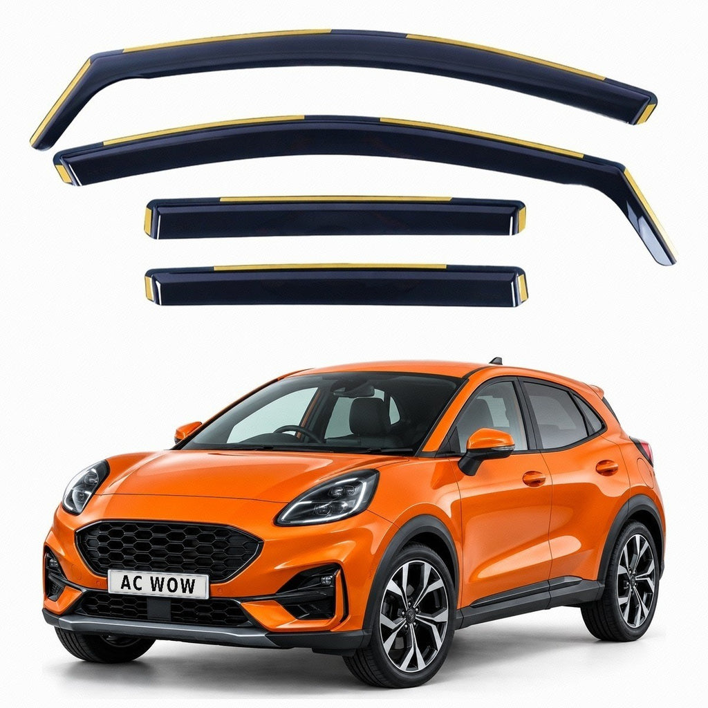 In-channel wind deflectors for Ford Puma Mk2 (J2K) 2020–2026 – AC Wow Shop