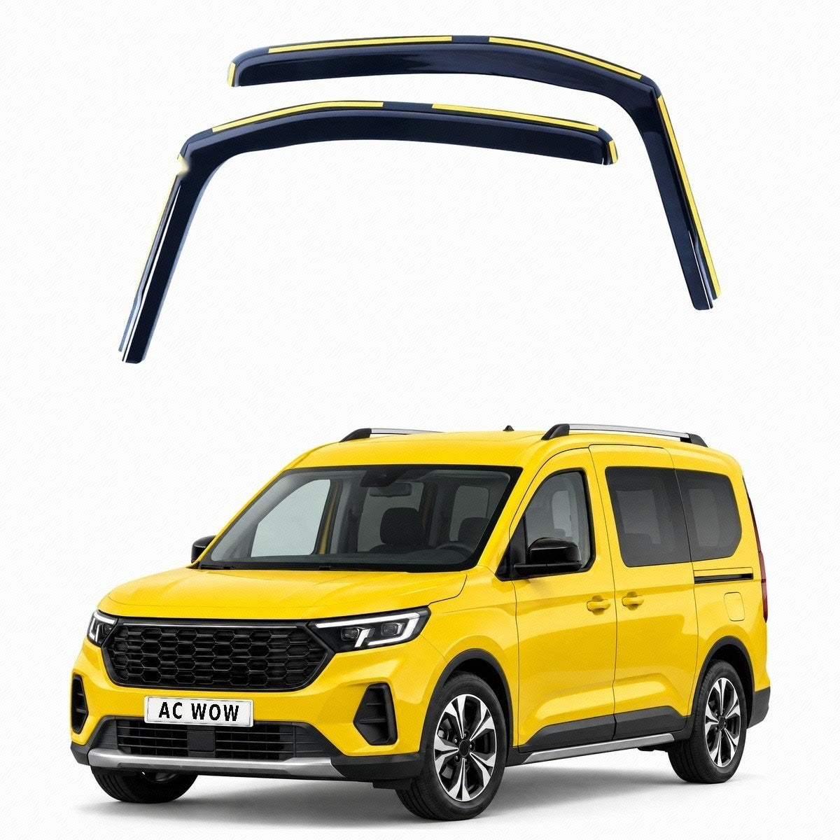In-channel wind deflectors for Ford Transit / Tourneo Courier Mk2 2023–2027 – AC Wow Shop