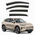 Stick-on chrome trim wind deflectors for Geely Starray EM-i 2025–2027 – AC Wow Shop