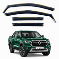 In-channel wind deflectors for GWM Poer 300 Double Cab 2025–2027 – AC Wow Shop