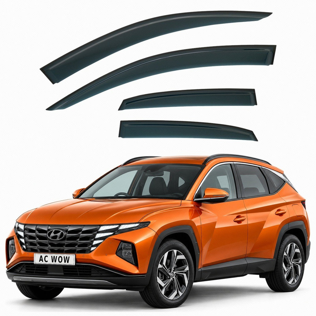 Stick-on wind deflectors for Hyundai Tucson Mk4 (NX4) 2021–2026 – AC Wow Shop