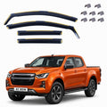 In-channel wind deflectors for Isuzu D-Max Mk3 Double Cab 2020–2026 – AC Wow Shop