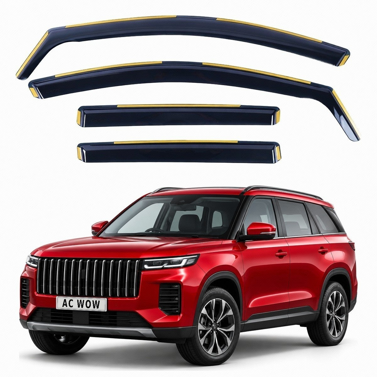 In-channel wind deflectors for Jaecoo 5 2025–2027 – AC Wow Shop