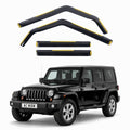 In-channel wind deflectors for Jeep Wrangler JK 4-door 2006–2017 – AC Wow Shop