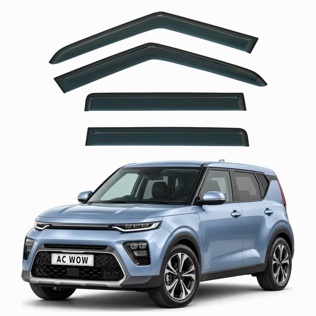 Stick-on wind deflectors for Kia Soul Mk3 (SK3) 2020–2025 – AC Wow Shop