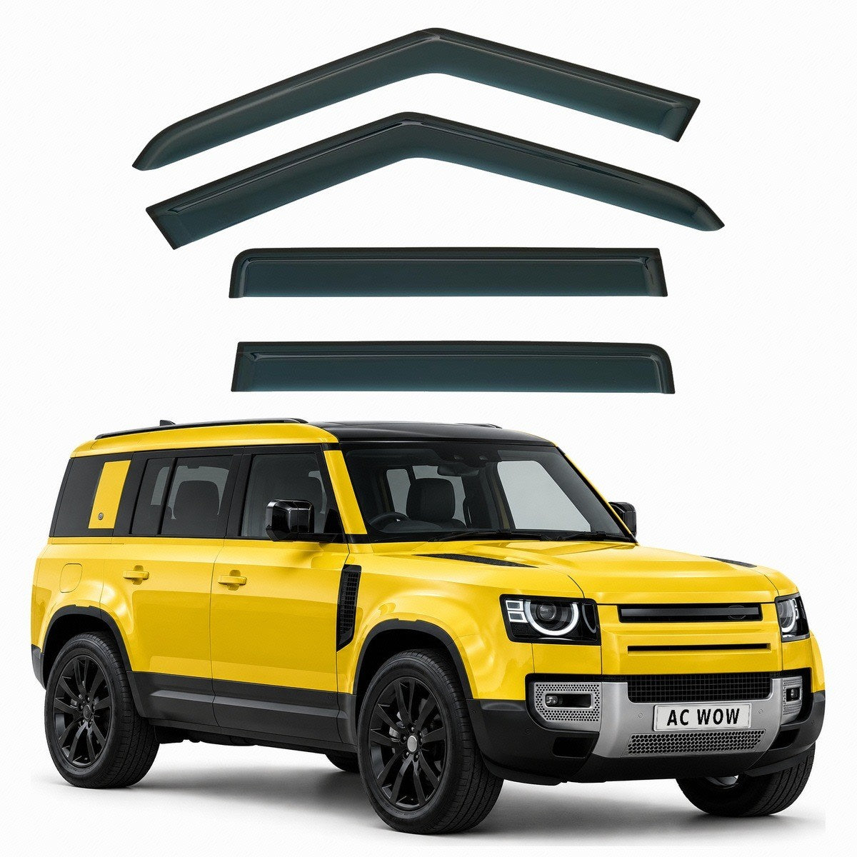 Stick-on wind deflectors for Land Rover Defender 110 L663 2020–2026 – AC Wow Shop