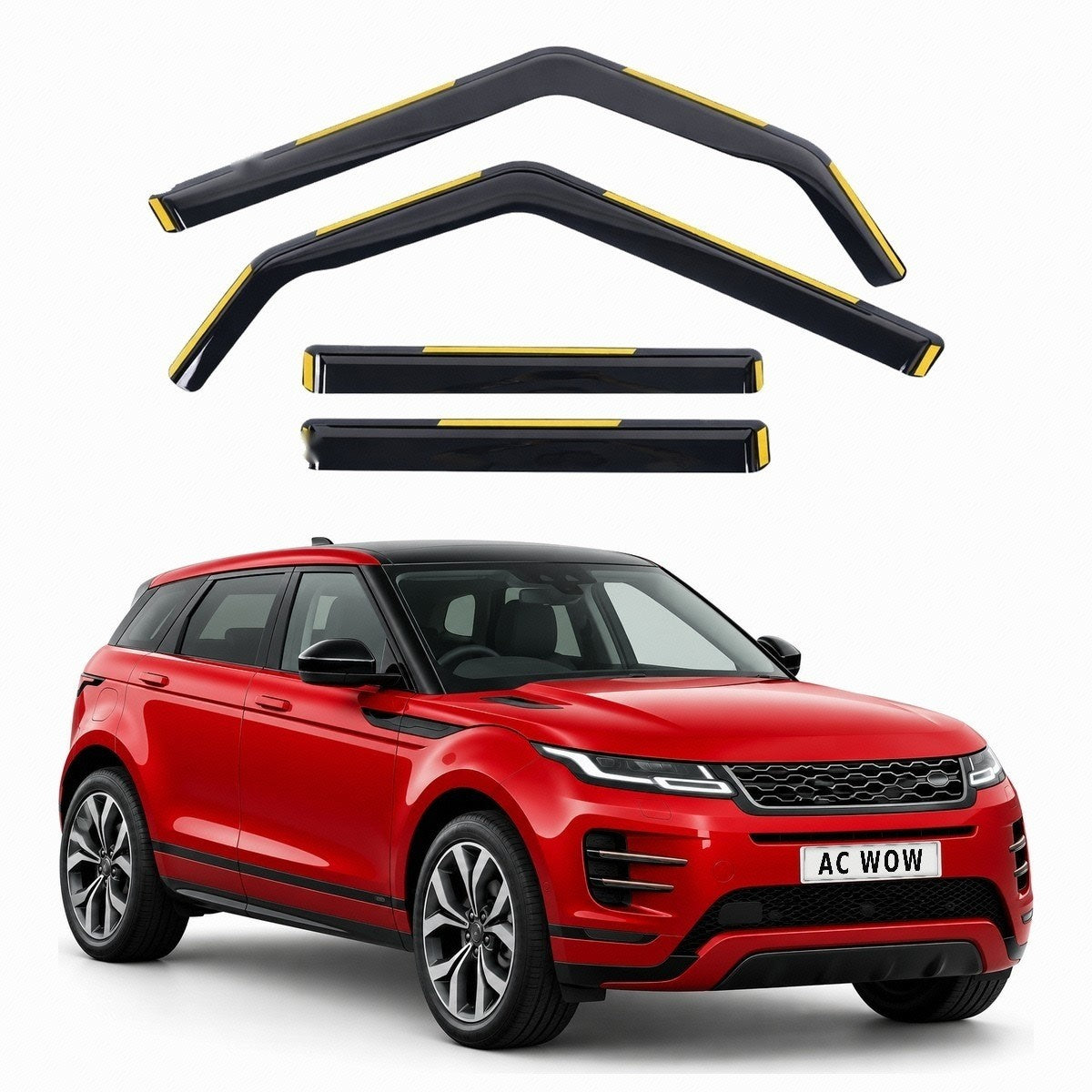 In-channel wind deflectors for Land Rover Range Rover Evoque L551 2019–2027 – AC Wow Shop