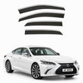 Stick-on chrome trim wind deflectors for Lexus ES Mk7 (XZ10) 2018–2025 – AC Wow Shop
