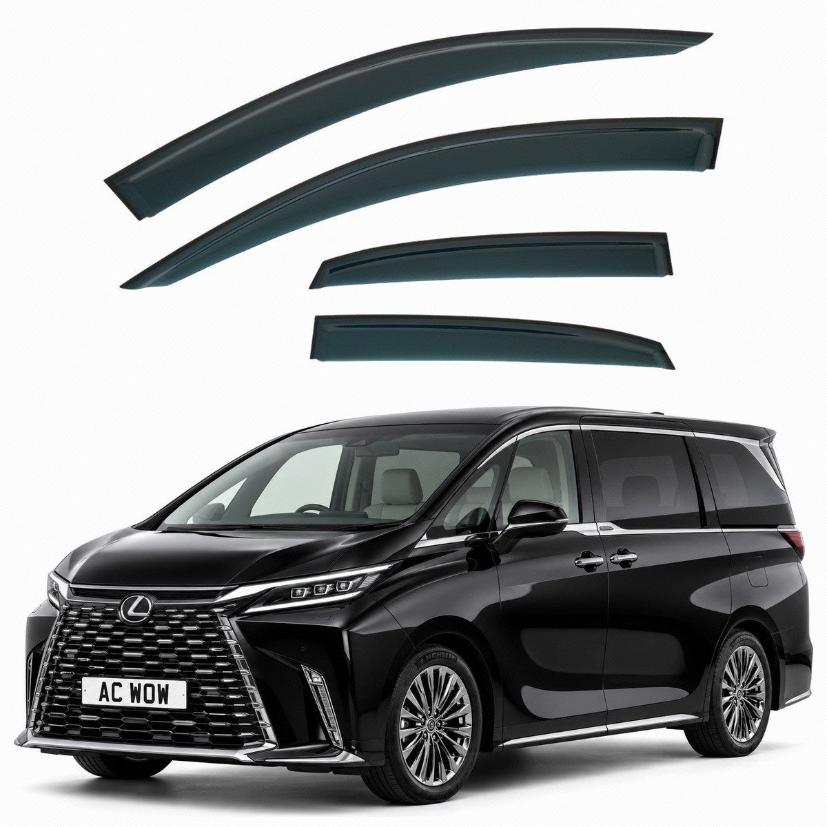 Stick-on wind deflectors for Lexus LM 2023–2026 – AC Wow Shop