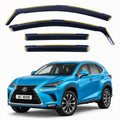 In-channel wind deflectors for Lexus NX Mk1 (AZ10) NX200t NX300h 2014–2021 – AC Wow Shop