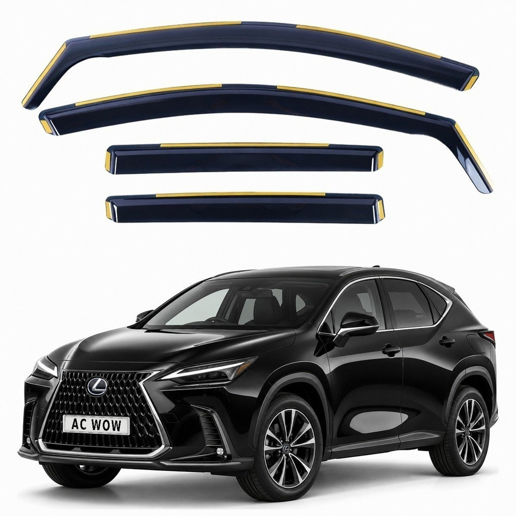 In-channel wind deflectors for Lexus NX (Mk2) 2021–2026 – AC Wow Shop