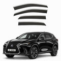 Stick-on chrome trim wind deflectors for Lexus NX Mk2 (AZ20) 2021–2026 – AC Wow Shop
