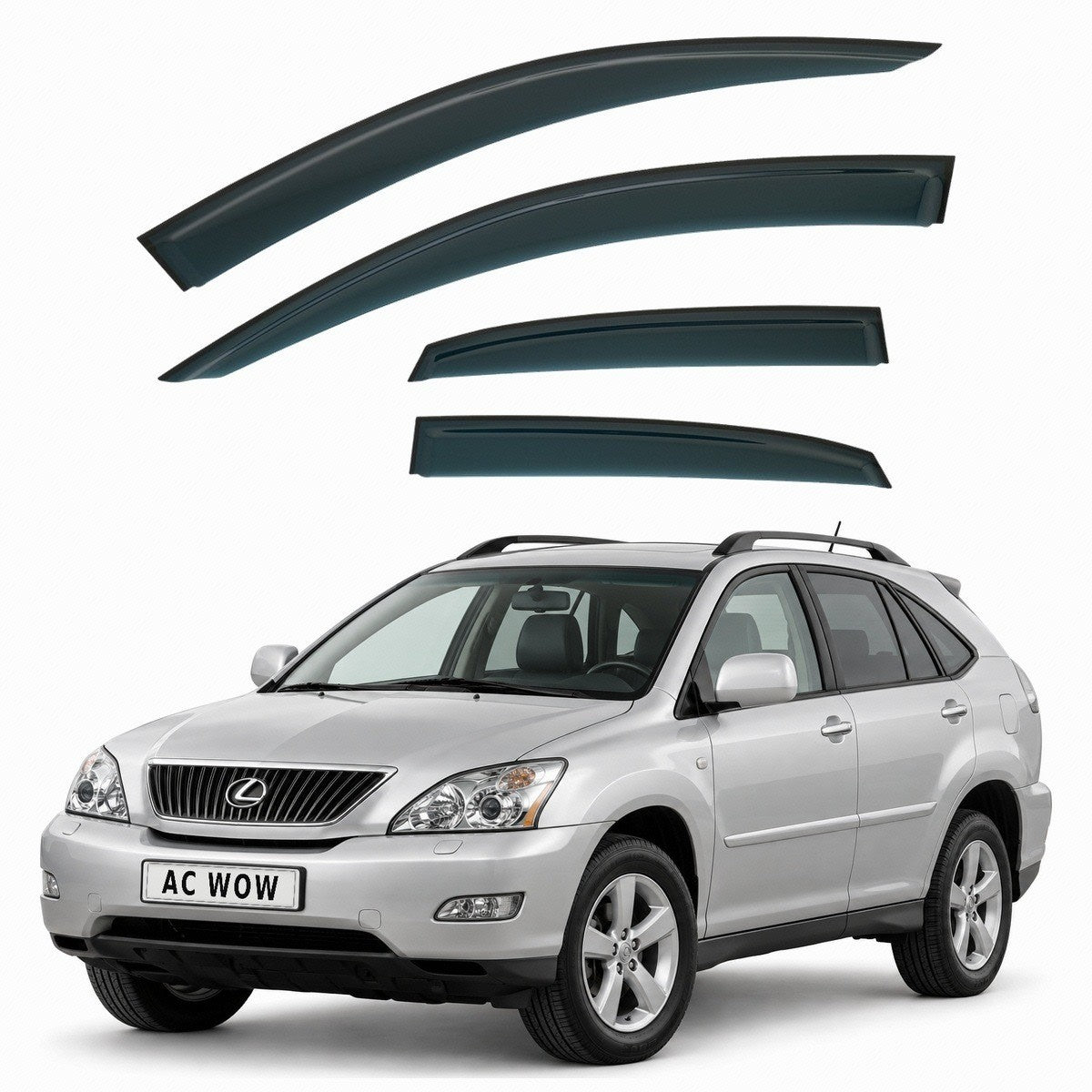 Stick-on wind deflectors for Lexus RX Mk2 (XU30) 2003–2009 – AC Wow Shop