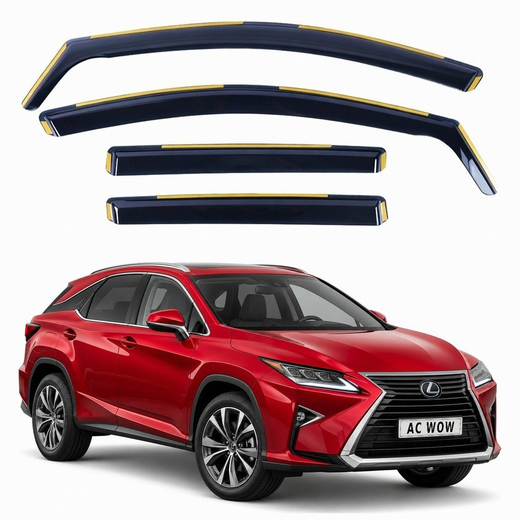 In-channel wind deflectors for Lexus RX Mk4 RX450h 2016–2022 – AC Wow Shop