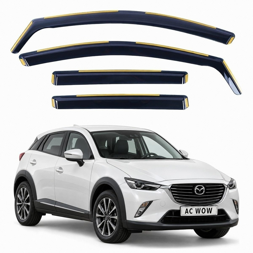 In-channel wind deflectors for Mazda CX-3 2015–2021 – AC Wow Shop