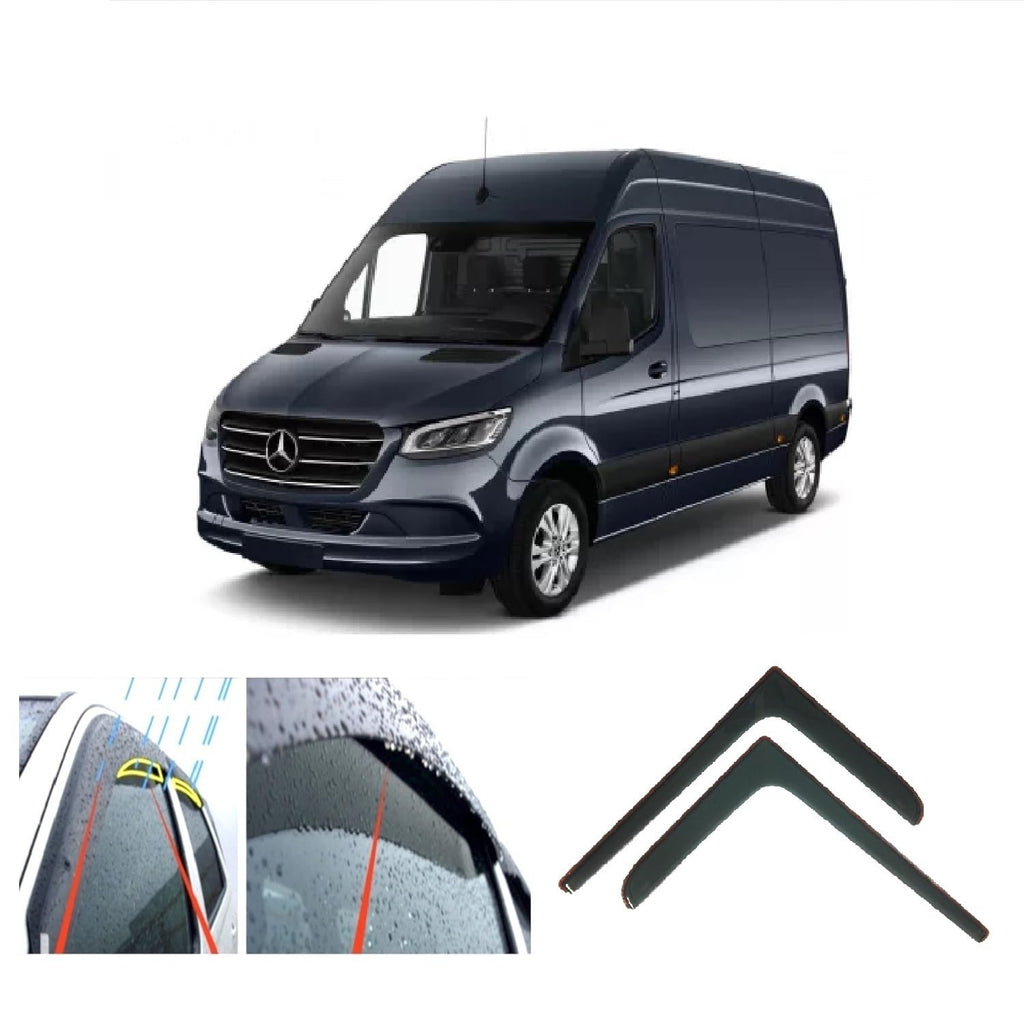 In-channel wind deflectors for Mercedes SPRINTER 907 910 2018–2023 – AC Wow Shop