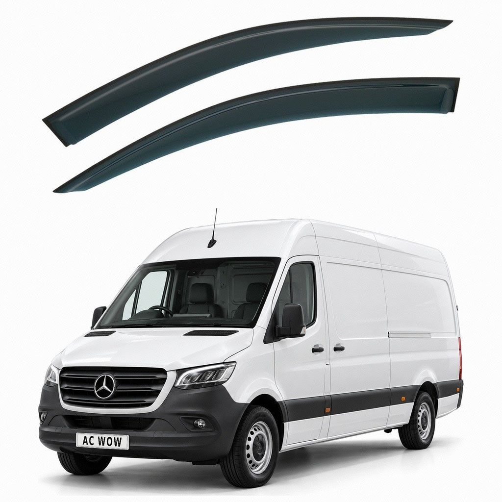 Stick-on wind deflectors for Mercedes Sprinter Mk3 (W907/W910) 2018–2026 – AC Wow Shop