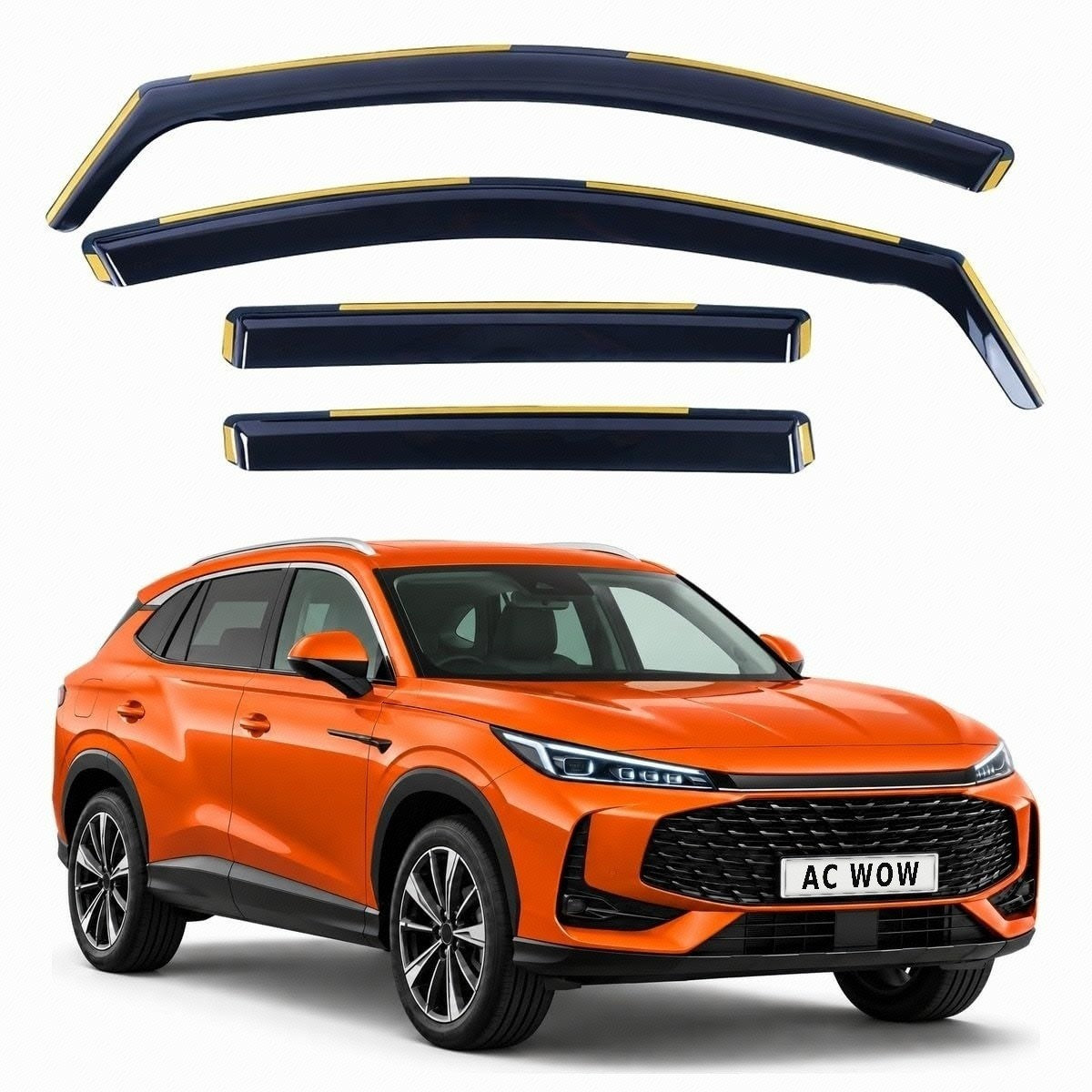 In-channel wind deflectors for MG HS Mk2 2024–2027 – AC Wow Shop