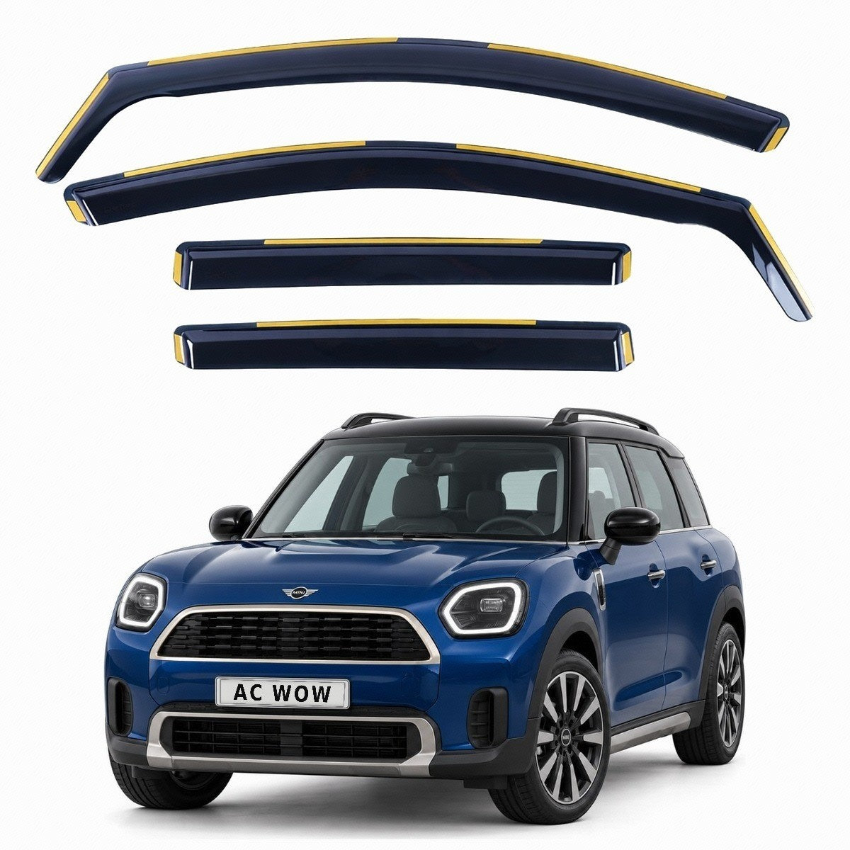 In-channel wind deflectors for Mini Countryman U25 2024–2026 – AC Wow Shop