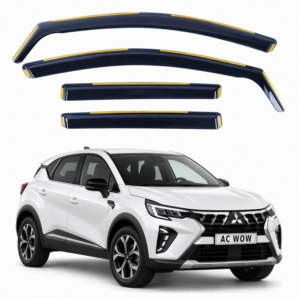 In-channel wind deflectors for Mitsubishi ASX Mk2 2023–2026 – AC Wow Shop