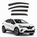 Stick-on chrome trim wind deflectors for Mitsubishi ASX Mk2 / Renault Captur Mk2 2023–2026 – AC Wow Shop