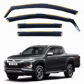 In-channel wind deflectors for Mitsubishi L200 Mk5 2015–2023 – AC Wow Shop